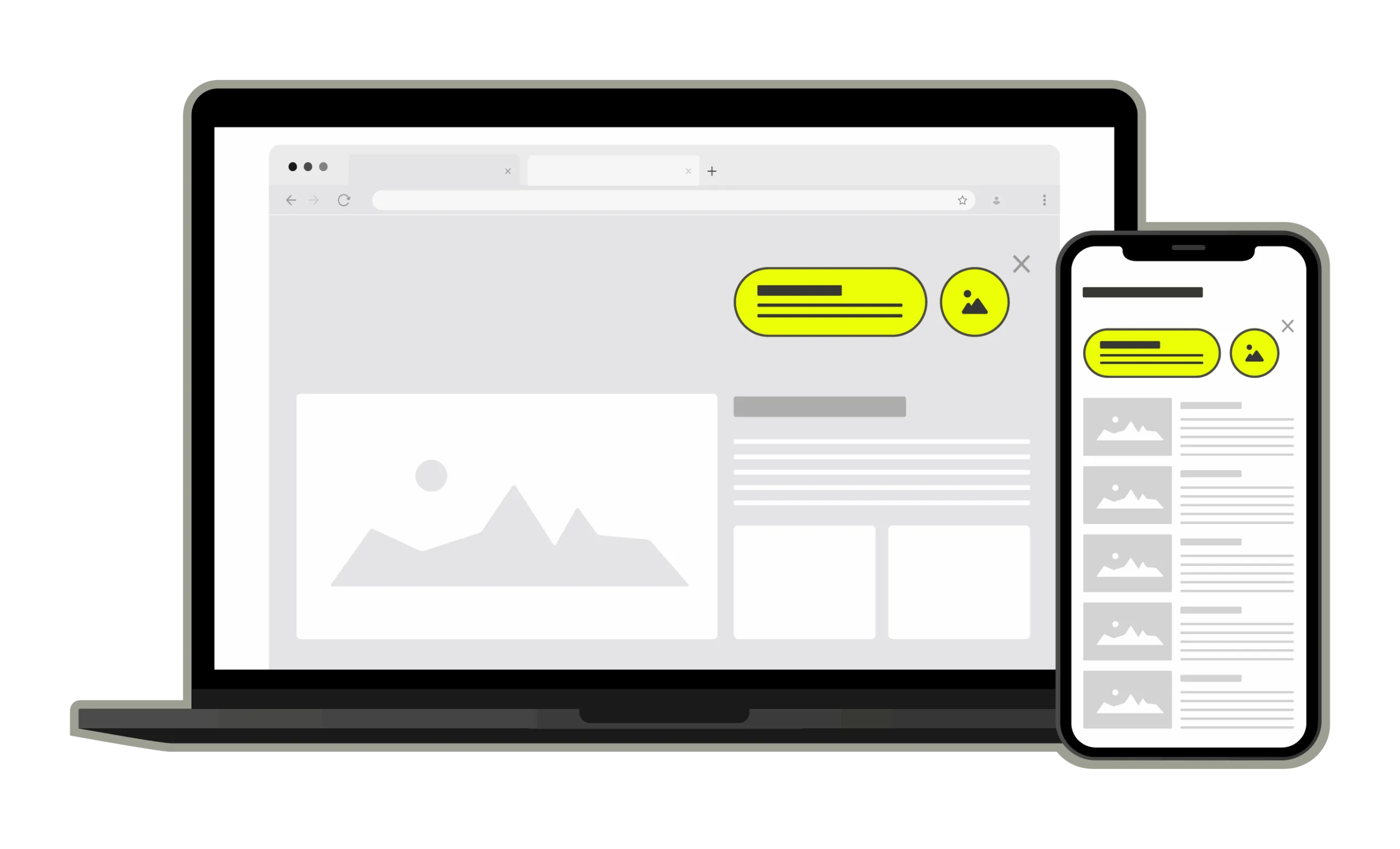 Adcash In-Page Push Ad Format