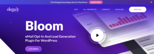 Bloom Homepage - Must-Have WordPress Plugins 2022