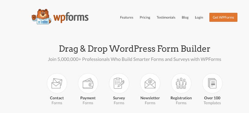 Top WordPress Plugins - WP Forms - image