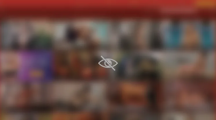 Adult content hidden behind a censored screen