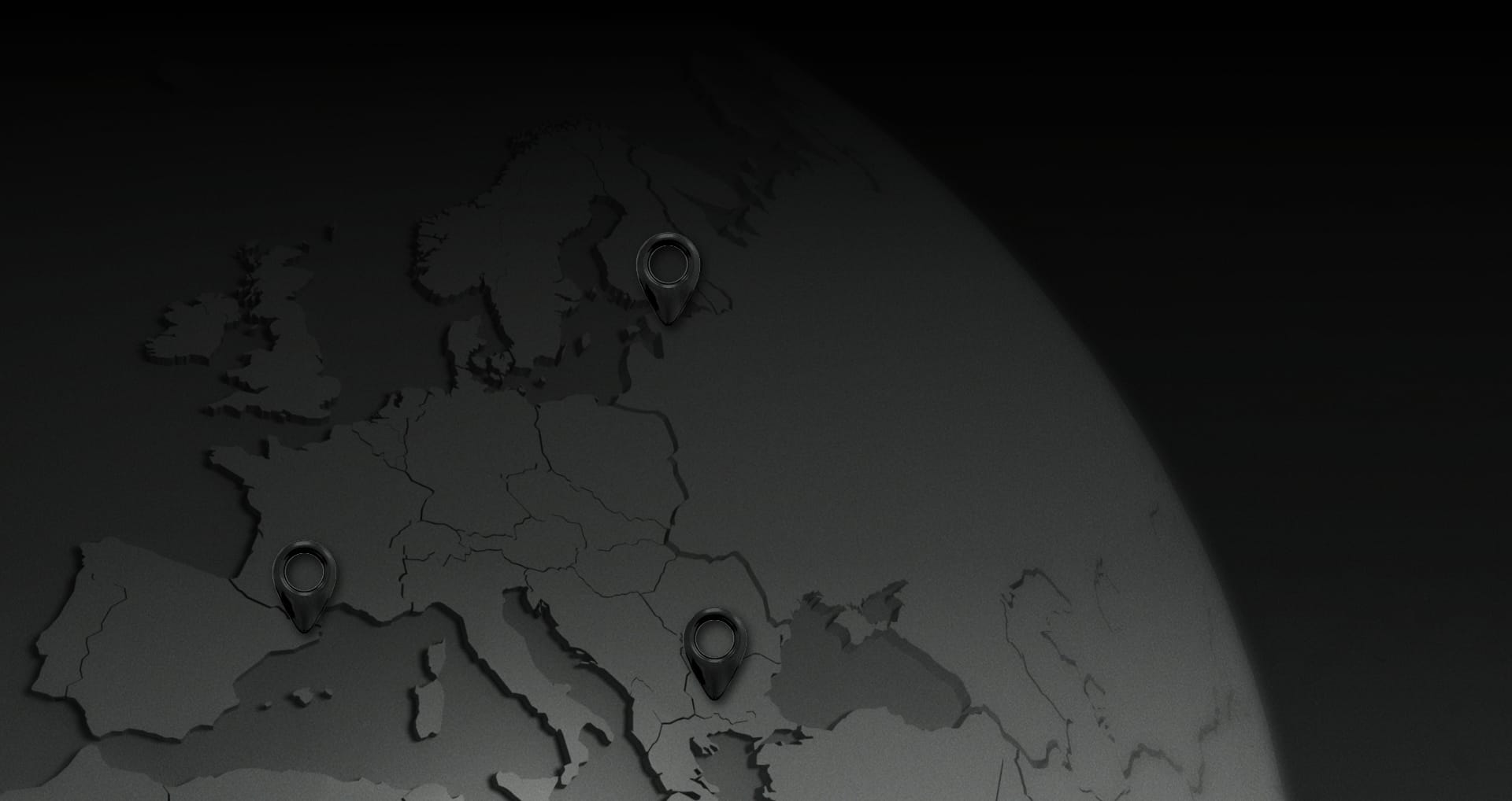 Global map of the world header