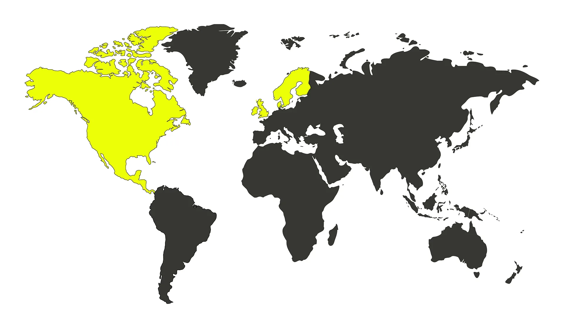 map visualizing the geotargeting for NHL postseason