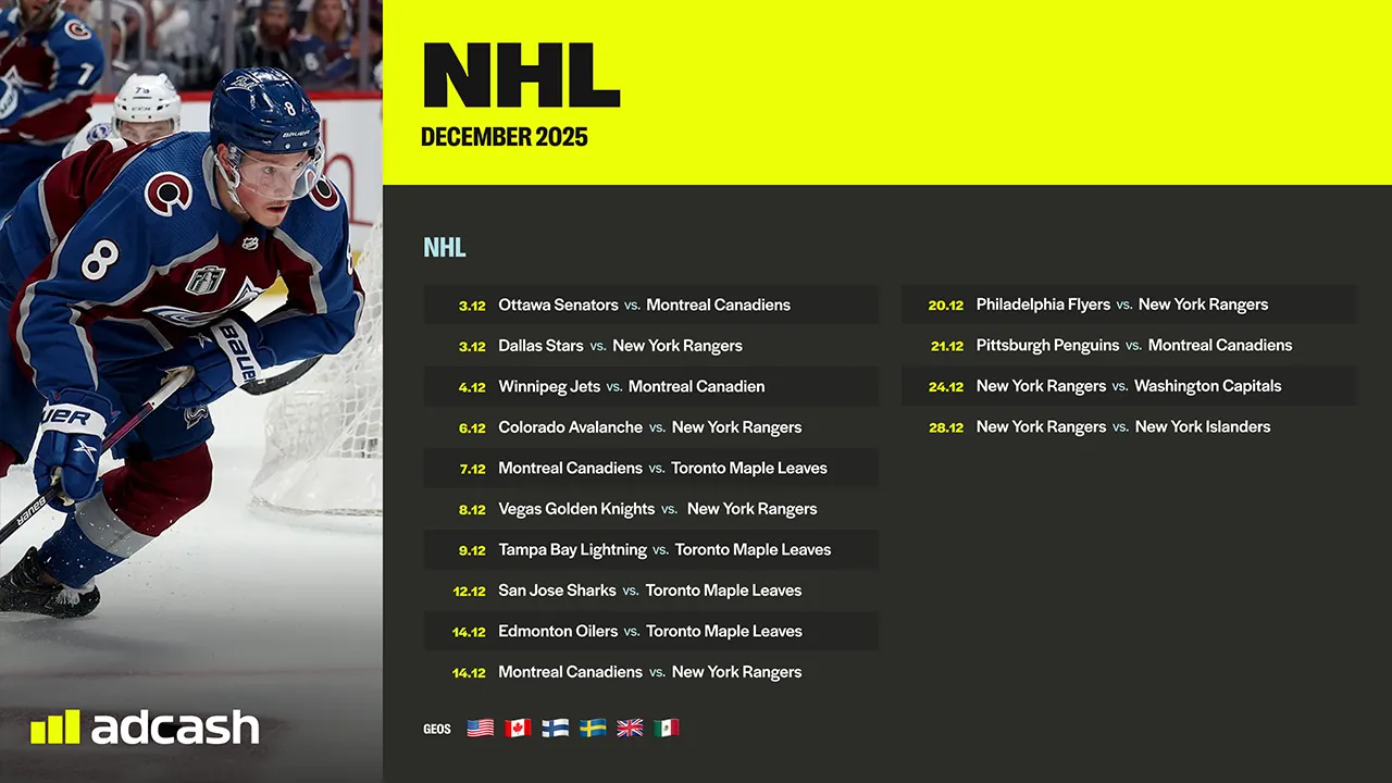 NHL Key Dates December 2025