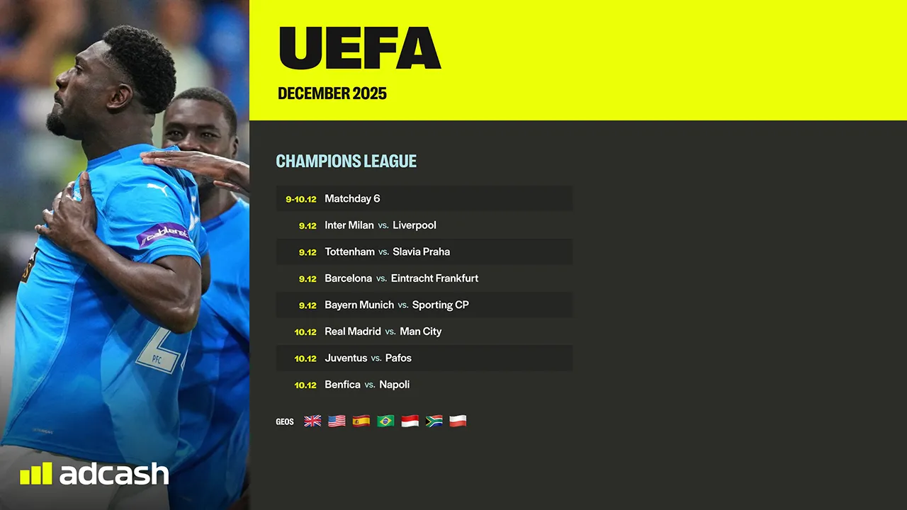 UEFA Champions League Key Dates December 2025