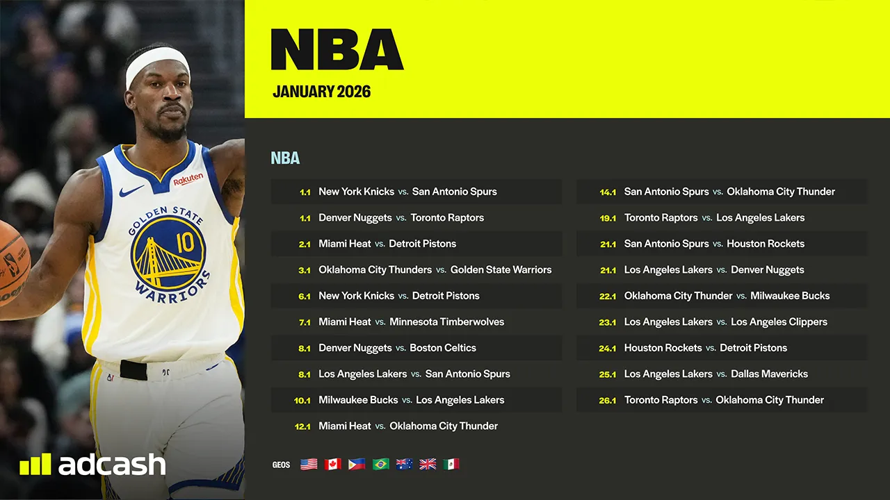 NBA Schedule January 2026 Key Dates