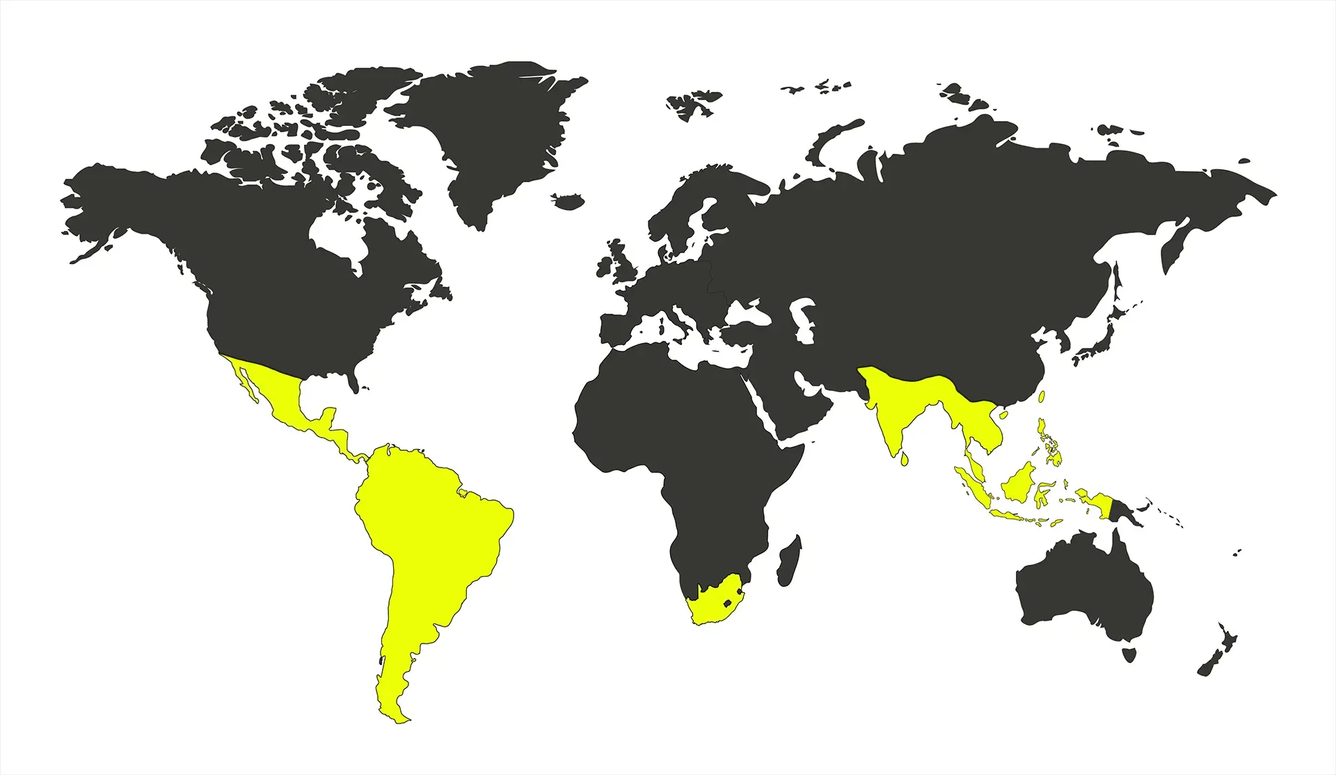 Map showing strong GEOs connected to VOD advertising