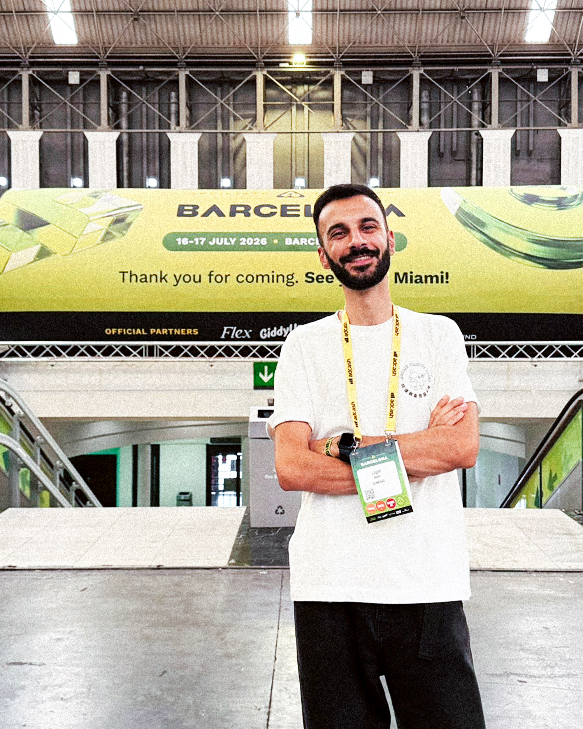 Key Advertiser Manager Logal at the Affiliate Takeover Barcelona conference