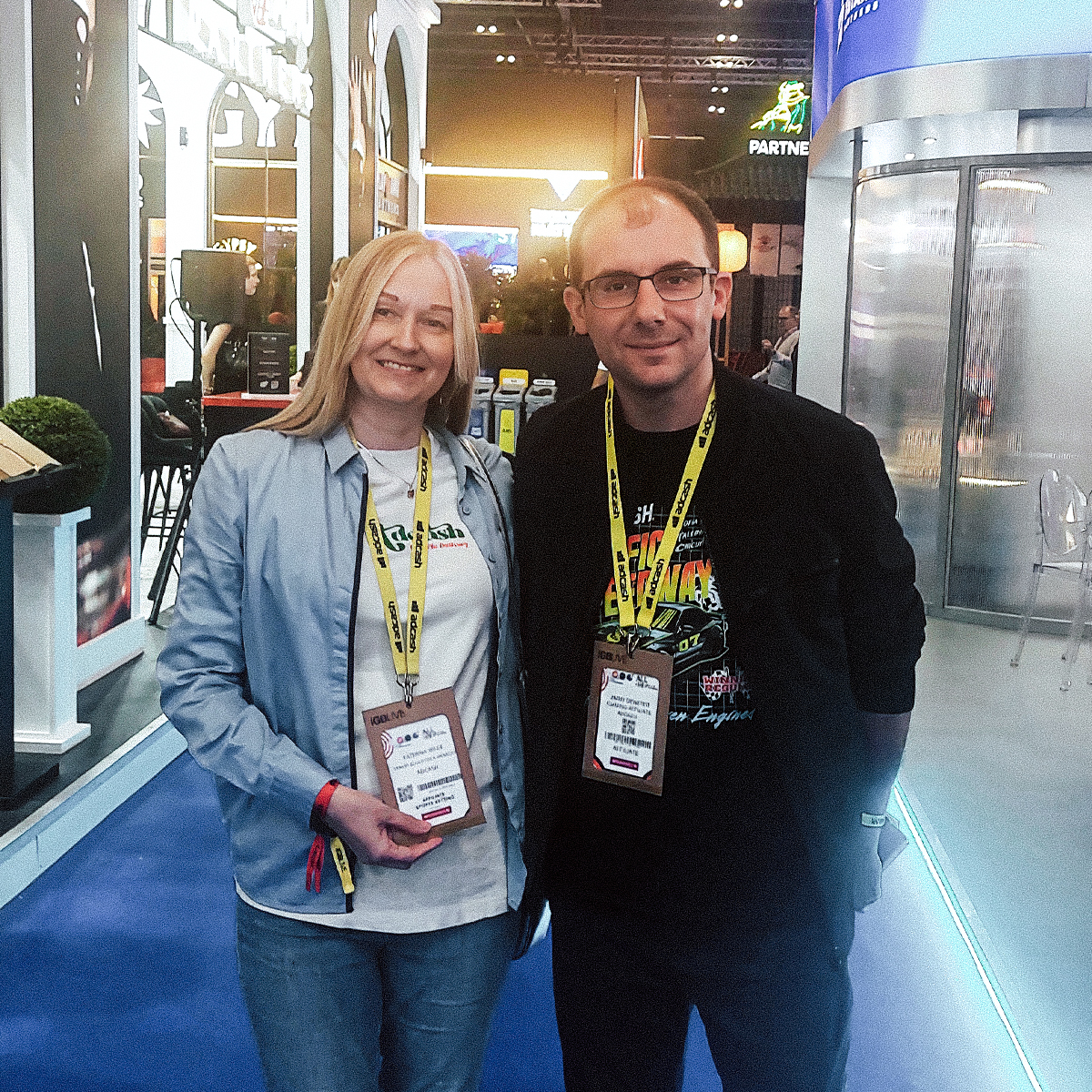 Jimmy and Katerina at iGB Live London