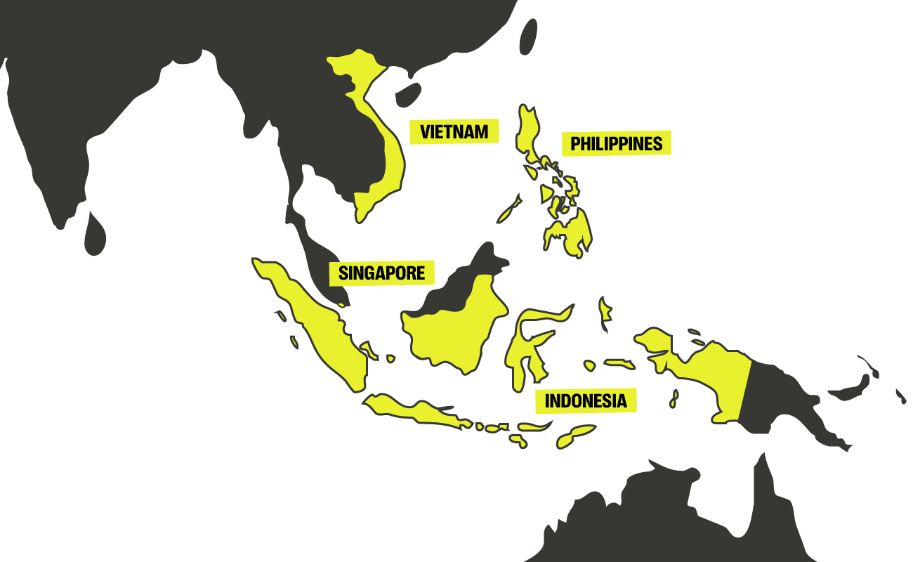 GEO map of key countries to target with double-digit sales day campaigns