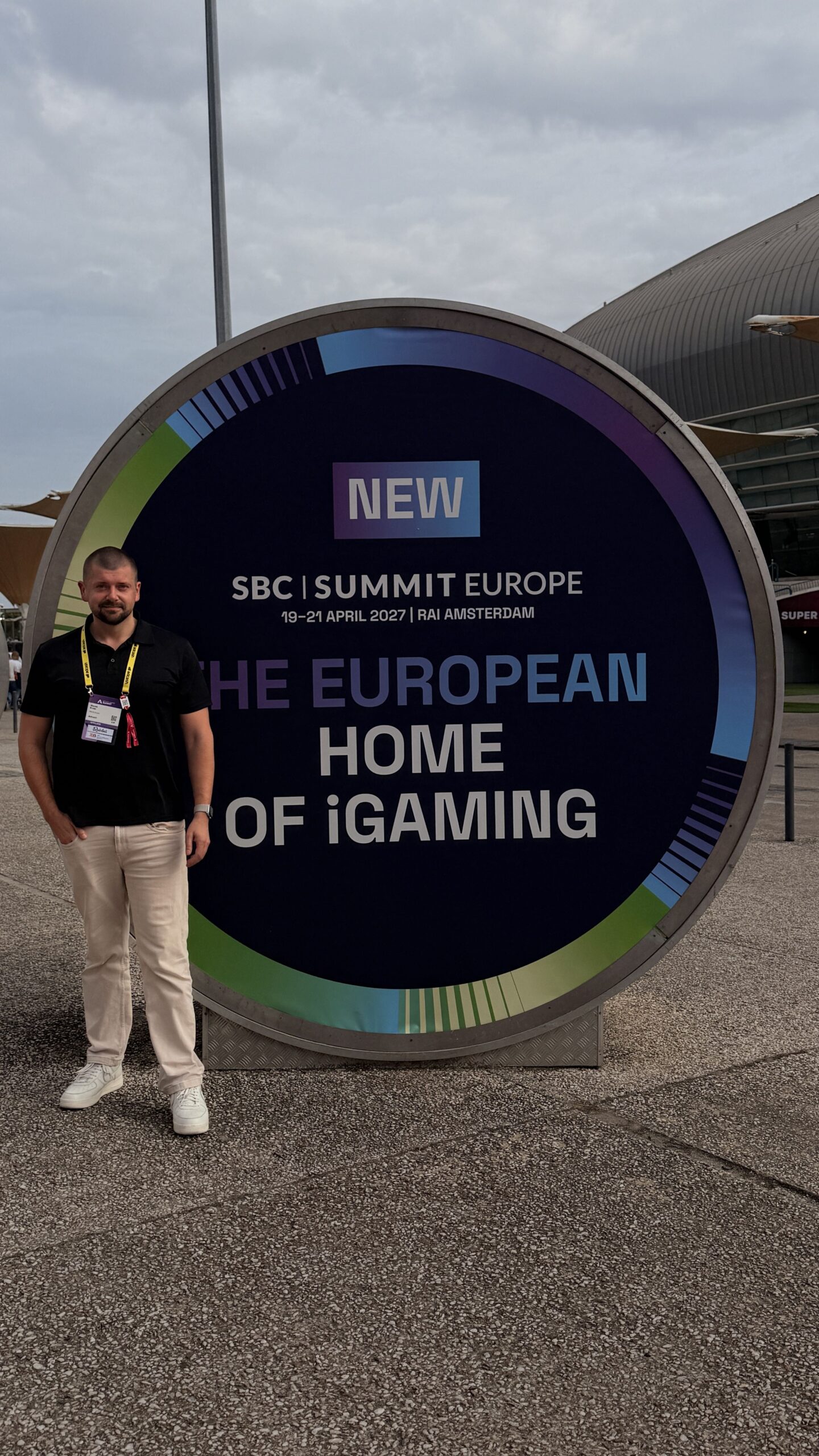 Marek at SBC Summit Lisbon 2026